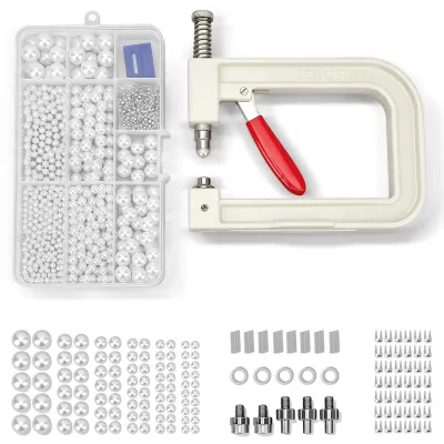 Perlen-Einstellmaschine, 510-teilig, DIY-Bastelset, Handpresse