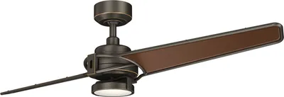 Produktbild von Deckenventilator mit Beleuchtung UBBA Fernbedienung Umkehrmotor LED dimmbar Wohnzimmer
