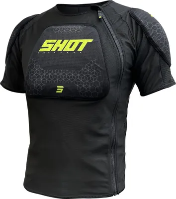 Immagine prodotto di Giacca protettiva a maniche corte Shot Airlight, nero/giallo neon, L