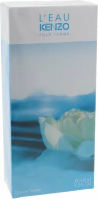 Productafbeelding van KENZO L'Eau, damesparfum, 100 ml, navulbare flacon, geur noten: lotus, groene peper, munt, yuzu, cederhout, witte muskus, spray