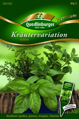 Produktbild von Kräutervariation Italien | Kräutersamen-Sets von Quedlinburger
