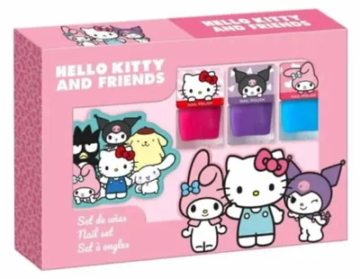 Immagine prodotto di Lorenay Hello Kitty And Friends Set per unghie 3 pezzi