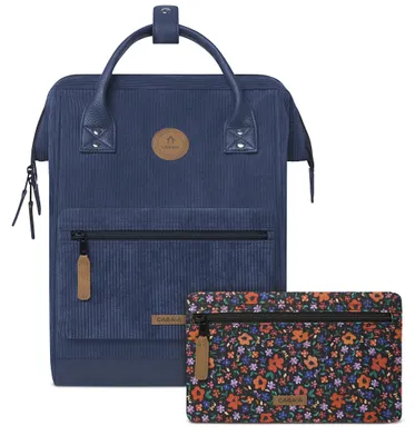 Produktbild von CABAIA Freizeitrucksack Rucksack mit Laptopfach Adventurer Recycled Velvet Backpack 18L Indianapolis dunkelblau
