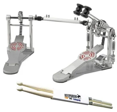 Obrázok produktu pre Sonor dvojitý pedál DP 4000 s paličkami