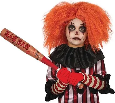 Produktbild von Superheld Horror Clown Party Requisite Baseballschläger Kostüm Zubehör Halloween Abenteuer Held Grusel Spaßelement Zeichentrick Sport, Farbe: Braun