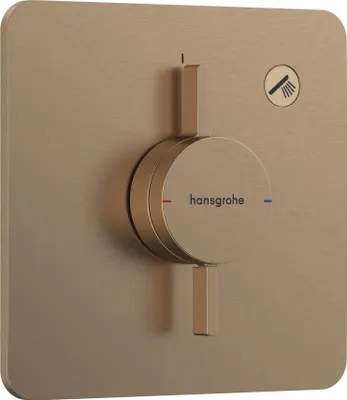 Produktbild von HansGrohe DuoTurn Q Brausemisch UP F-Set BBR Brushed Bronze, 75614140