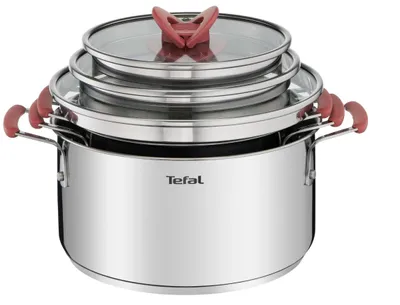 Obrázek produktu pro Sada hrnců Tefal Opti'Space z nerezové oceli, 6dílná