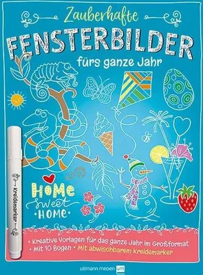 Produktbild von Zauberhafte Fensterbilder mit Kreidemarker