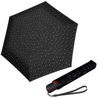 Obrázek produktu pro Knirps KNIRPS U.200 RAIN BLACK - elegantní dámský plně automatický deštník
