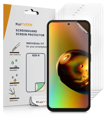 Produktbild von kwmobile 6x Displayschutzfolie kompatibel mit Samsung Galaxy A54 5G Folie - klare Schutzfolien Set in transparent