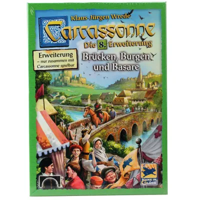 Produktbild von Asmodee Carcassonne, Brettspiel, Familie, 7 Jahr(e), Familienspiel