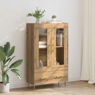 Obrázek produktu pro Komoda vidaXL, Imitace dub Artisan, 69,5 x 31 x 115 cm
