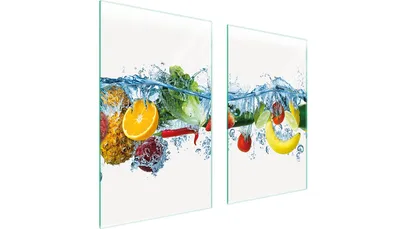 Produktbild von Glasschutzplatte Für Herd 75X52 Fruit