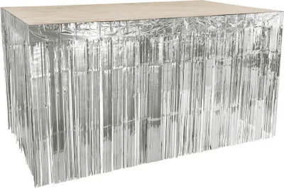Produktbild von Tischrock  "Metallic" 300 x 74 cm | Silber