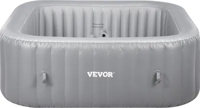 Produktbild von Aufblasbarer Whirlpool für 4 bis 6 Personen, 1850 x 660 mm, quadratisch, tragbarer Outdoor-Spa