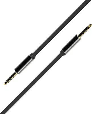 Produktbild von Xlayer Kabel Audio flat AUX Kabel 3,5mm Klinkenkabel 1.0 m Black