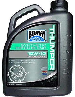 Immagine prodotto di Thumper Racing synthetic ester Blend 4-Stroke engine oil 1... - Bel-ray 36010142