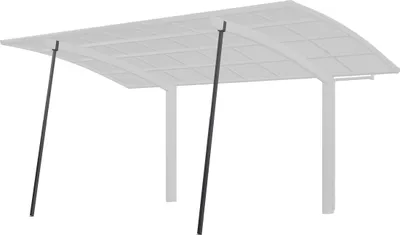 Produktbild von Stützstange für Carport Ximax Caravan schwarz