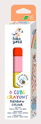 Image de HAKUYOKA - Craie de cire cube multicolore