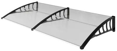 Produktbild von Schutzdach 200x96x27 cm, transparent, fš¹r Tš¹ren und Fenster, schš¹tzt vor Sonne und Regen
