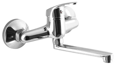Obrázek produktu pro AQUALINE 35 nástěnná baterie, plochý výtok 160 mm, chrom