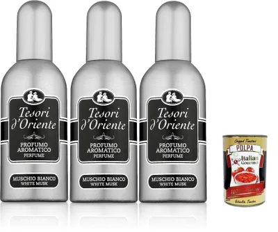 Produktbild von Italian Gourmet EDT Damen Weißer Moschus Parfüm 3x100ml 300ml mit Polpa