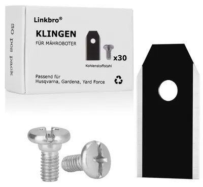 Obrázok produktu pre Náhradné titánové nože na robotické kosačky - 30 kusov