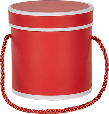 Zdjęcie produktu dla Pudełko upominkowe Clayre & Eef Ø 12x12 cm czerwony karton