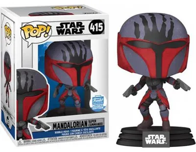 Imagen del producto de Star Wars - Mandalorian, Super Comandante 415, Edición Limitada - Funko Pop! - Figura de vinilo