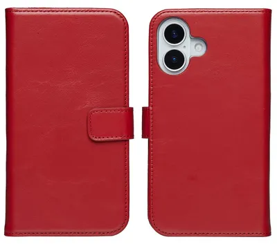 Obrázok produktu pre Selencia Originálne kožené puzdro na knihy pre Apple iPhone 17 - Červené