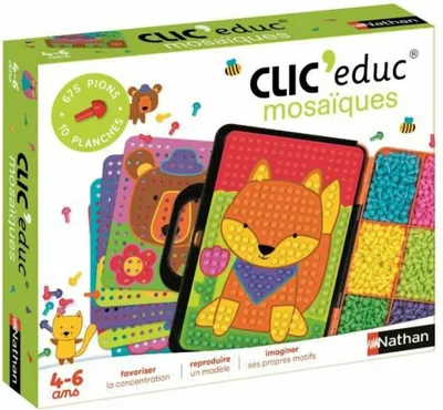 Produktbild von CLIC'educ Clic educ mosaïque, 4 Jahr(e), Kunststoff, Mehrfarbig