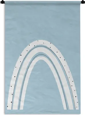 Produktbild von MuchoWow® Wandteppich Wandbehang Regenbogen - Abstrakt - Pastell 90x135 cm Tapisserie Dekoration Wandtuch - Baumwolle - Wandskulptur