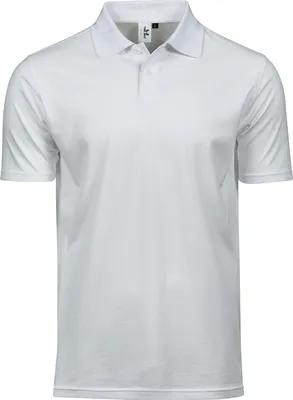 Produktbild von Tee Jays 1200 | Power Polo - Herren Poloshirt - Waschbar bis 60 °C - Farbe: White - Größe: M
