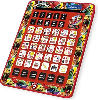 Produktbild von Zweisprachiges Lern-Tablet Miraculous in Deutsch und Englisch