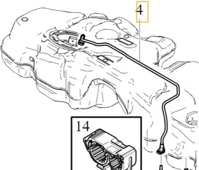 Image de VOLVO S90 V90 XC90 V60 XC60 II S60 III Conduite de carburant