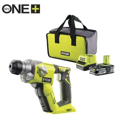Image de Marteau perforateur SDS-Plus RYOBI R18SDS-125S 4 modes 18V 1,3 joules EPTA + 1 batterie Lithium+ 2,5 Ah
