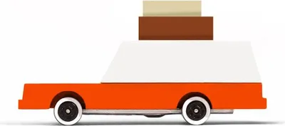 Immagine prodotto di Candylab auto giocattolo in legno - Candycar carrello portabagagli multicolore