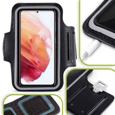 Produktbild von Handy Hülle kompatibel für Samsung Galaxy S21 FE Fitness Case Jogging Tasche