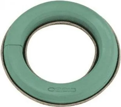 Produktbild von OASIS® Nass-Steckmasse Ring SALKA, Biolit Altpapier Schale, grün, 5,5cm, Ø38cm - Nasssteckschwamm