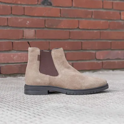Productafbeelding van Cafe Moda fank chelsea boots heren taupe suède
