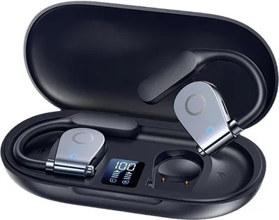 Produktbild von ZELURXX Sportkopfhörer, On Ear Kopfhörer, Luftleitung, Bluetooth 5.4, Digitalanzeige für Elektrizität, TYP-C Anschluss, drahtlose Musikkopfhörer, 11,2 x 5,8 x 2,3 cm