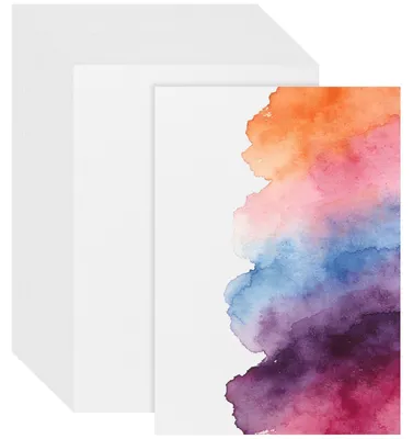 Produktbild von A4 Aquarellpapier – 300 g/m² – Weiß – 100 Blatt