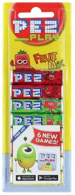 Image de PEZ Bonbons Fruit Mix pour distributeur PEZ sans lactose et sans gluten 68g