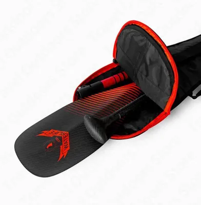 Produktbild von Carbon SUP Paddel - 3-teilig verstellbar 175–227 cm - Ultraleicht 690 g - Blatt 48×18,5 cm - Mit Tragetasche