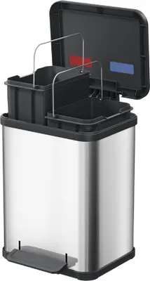 Obrázok produktu pre Hailo 0622-230 Pedálový separátor odpadu Hailo Öko duo plus M, 2x9 L, biely
