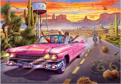 Zdjęcie produktu dla ANATOLIAN Puzzle Route 66, 500 elementów