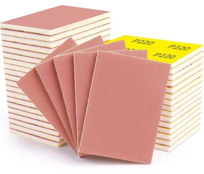 Productafbeelding van Schuurspongsen, 20 stuks, nat- en droog schuurpapier, korrelgrootte 150