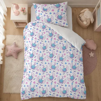 Produktbild von Einhorn-Bettbezug für Einzelbett - 140 x 200 cm