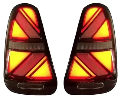 Zdjęcie produktu dla Zestaw tylnych świateł, kompatybilny z MINI Cooper, technologia LED, łatwy montaż, do modeli R50, R52, R53, zestaw tylnych świateł