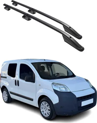 Zdjęcie produktu dla Reling dachowy do Citroen Nemo / Fiat Fiorino / Peugeot Bipper 2008-22 czarny aluminium